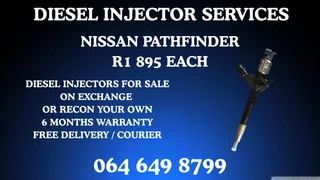 Nissan Pathfinder Diesel Injectors With Washers For Sale Or Recon Your Own Warranty Included