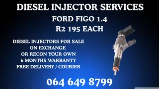 We Can Recon Your Ford Figo 1.4 Diesel Injectors Warranty Included
