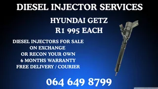 Let Us Recon Your Hyundai Getz Diesel Injectors Warranty Included