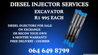 Excavator Diesel Injectors For Sale On Exchange Washers Included