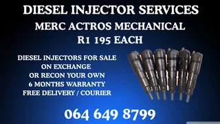 Merc Actros Mechanical Diesel Injectors For Sale Or Recon Your Own