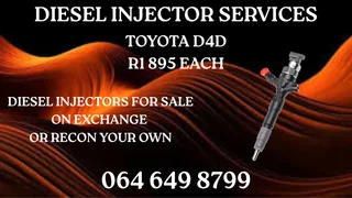 Toyota D4d Diesel Injectors For Sale Or Recon Your Own Washers Included
