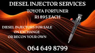 Toyota Fortuner Diesel Injectors With Washers For Sale On Exchange Or Recon Your Own