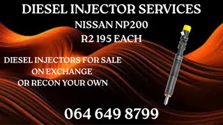 Nissan Np200 Diesel Injectors With Washers For Sale Or Recon Your Own Warranty Included