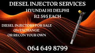 We Can Recon Your Hyundai H1 Delphi Diesel Injectors Washers Included