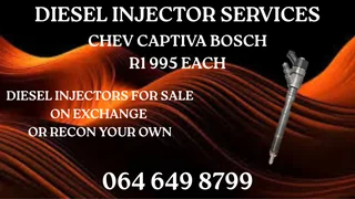 Recon Your Chev Captiva Bosch Diesel Injectors