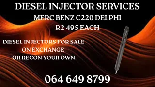 Merc Benz C220 Delphi Diesel Injectors For Sale Or Recon Your Own Washers Included