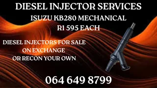 We Can Recon Your Isuzu Kb280 Mechanical Diesel Injectors Washers And Warranty Included