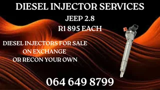 Let Us Recon Your Jeep 2.8 Diesel Injectors Washers And Warranty Included