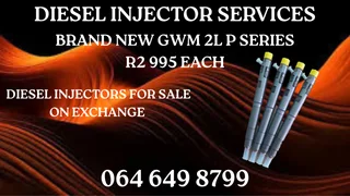 Brand New Gwm 2l P Series Diesel Injectors For Sale On Exchange Washers And Warranty Included