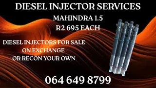 Mahindra 1.5 Diesel Injectors For Sale On Exchange Or Recon Your Own