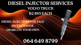 Volvo Truck Diesel Injectors For Sale On Exchange Or Recon Your Own Warranty Included