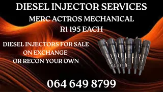 Merc Actros Mechanical Diesel Injectors For Sale On Exchange Washer Kits Included