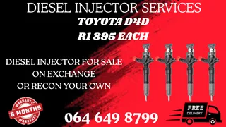 Toyota D4d Diesel Injectors For Sale On Exchange Or Recon Your Own