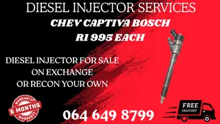 Chev Captiva Bosch Diesel Injectors With Washers For Sale Or Recon Your Own Warranty Included