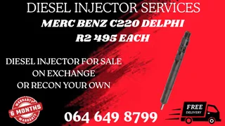 Merc Benz C220 Delphi Diesel Injectors For Sale On Exchange Or Recon Your Own With Washers
