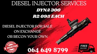 Dyna 300 Diesel Injectors With Washers For Sale On Exchange With 6 Months Warranty