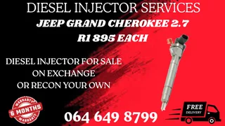 We Can Recon Your Jeep Grand Cherokee 2.7 Diesel Injectors Washers Included