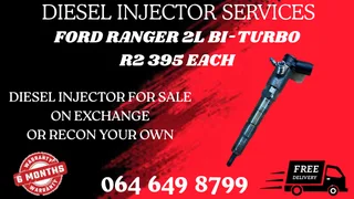 We Can Recon Your Ford Ranger 2l Bi Turbo Diesel Injectors Washers And Warranty Included