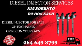 Let Us Recon Your Kia Sorento Diesel Injectors