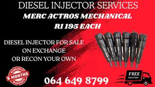 Recon Your Merc Actros Mechanical Diesel Injectors