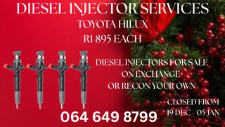 Toyota Hilux Diesel Injectors For Sale On Exchange Or Recon Your Own Washers Included