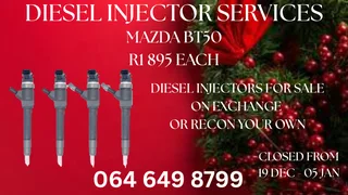 Mazda Bt50 Diesel Injectors For Sale Or Recon Your Own Warranty Included