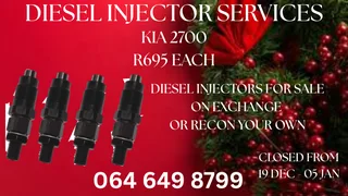Kia 2700 Diesel Injectors With Washer Kits For Sale On Exchange Or Recon Your Own