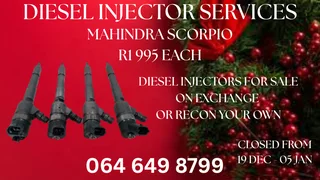 Mahindra Scorpio Diesel Injectors With Washers For Sale Or Recon Your Own