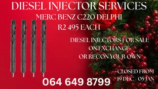 Recon Your Merc Benz C220 Delphi Diesel Injectors Washers Included