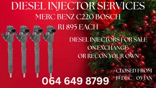 Recon Your Merc Benz C220 Bosch Diesel Injectors Washers And Warranty Included