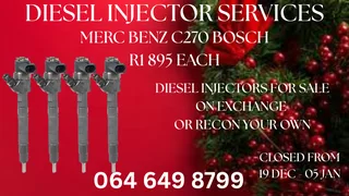Merc Benz C270 Bosch Diesel Injectors For Sale On Exchange Or Recon Your Own