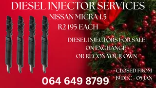 Nissan Micra 1.5 Diesel Injectors For Sale On Exchange Or Recon Your Own Washers Included