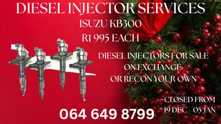 Isuzu Kb300 Diesel Injectors For Sale On Exchange Warranty Included