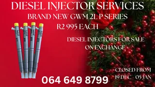 Gwm 2l P Series Diesel Injectors For Sale On Exchange Washers And Warranty Included