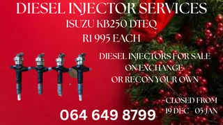 Isuzu Kb250 Dteq Diesel Injectors For Sale Or Recon Your Own