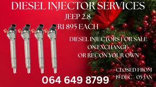 Jeep 2.8 Diesel Injectors With Washers For Sale On Exchange