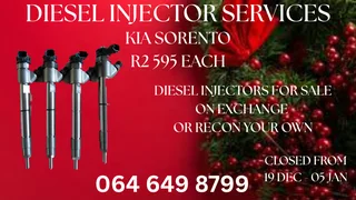 We Can Recon Your Kia Sorento Diesel Injectors