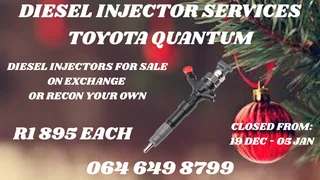 Toyota Quantum Diesel Injectors For Sale On Exchange Or Recon Your Own