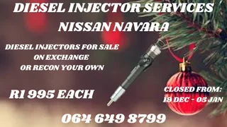 Nissan Navara Diesel Injectors For Sale On Exchange Or Recon Your Own Washers And Warranty Included