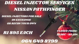 Recon Your Nissan Pathfinder Diesel Injectors Washers And Warranty Included