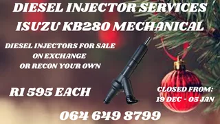 Isuzu Kb280 Mechanical Diesel Injectors For Sale On Exchange Washers Included