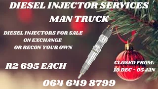 Man Truck Diesel Injectors For Sale Or Recon Your Own Washers Included