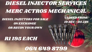 We Can Recon Your Merc Actros Mechanical Diesel Injectors Washer Kits Included