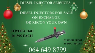 We Can Recon Your Toyota D4d Diesel Injectors Warranty Included