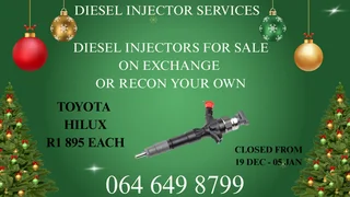 Let Us Recon Your Toyota Hilux Diesel Injectors Washers Included
