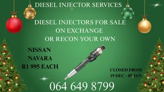 Recon Your Nissan Navara Diesel Injectors Warranty Included