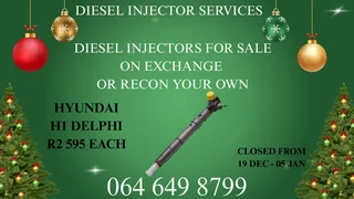 Recon Your Hyundai H1 Delphi Diesel Injectors Washers And Warranty Included