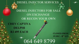 Chev Captiva Delphi Diesel Injectors For Sale On Exchange