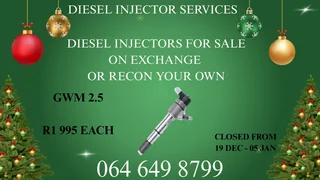 Gwm 2.5 Diesel Injectors For Sale Or Recon Your Own Warranty Included
